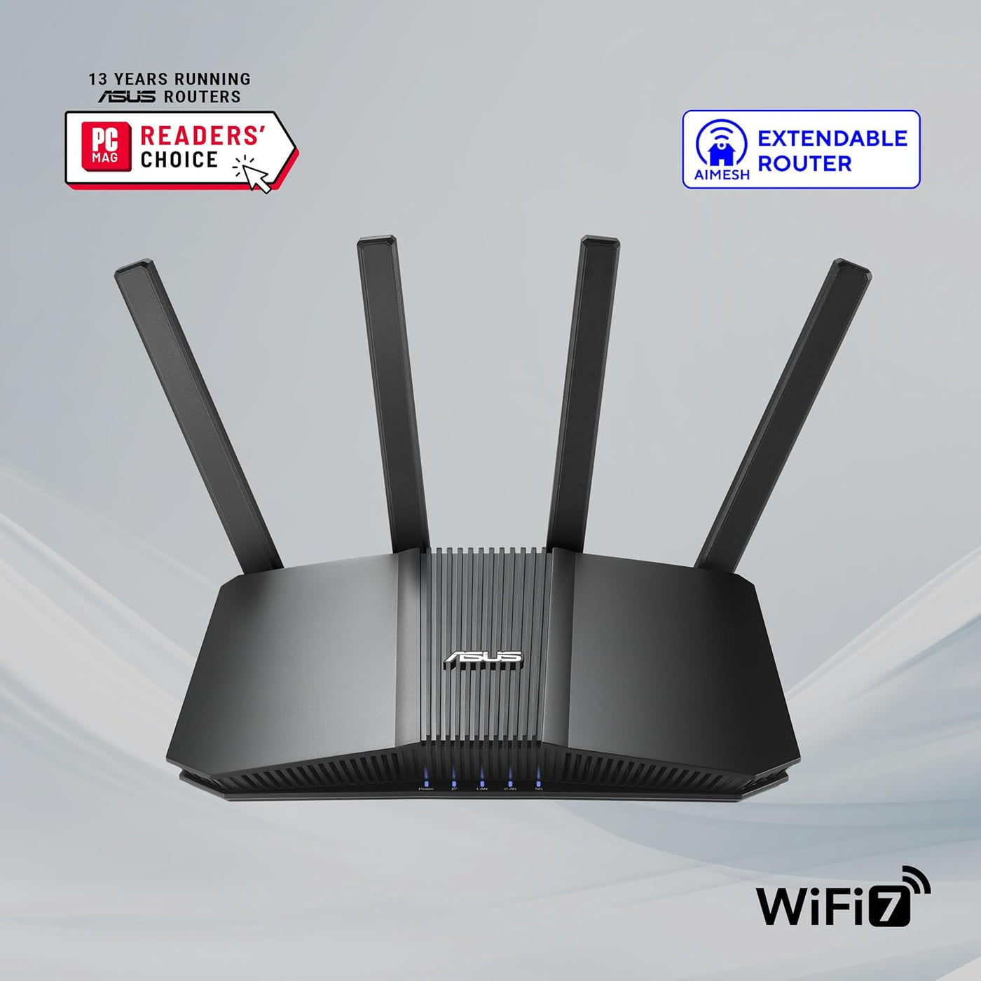 ASUS RT-BE82U Router Inteligente AiMesh Extensible de Banda Dual Wi...