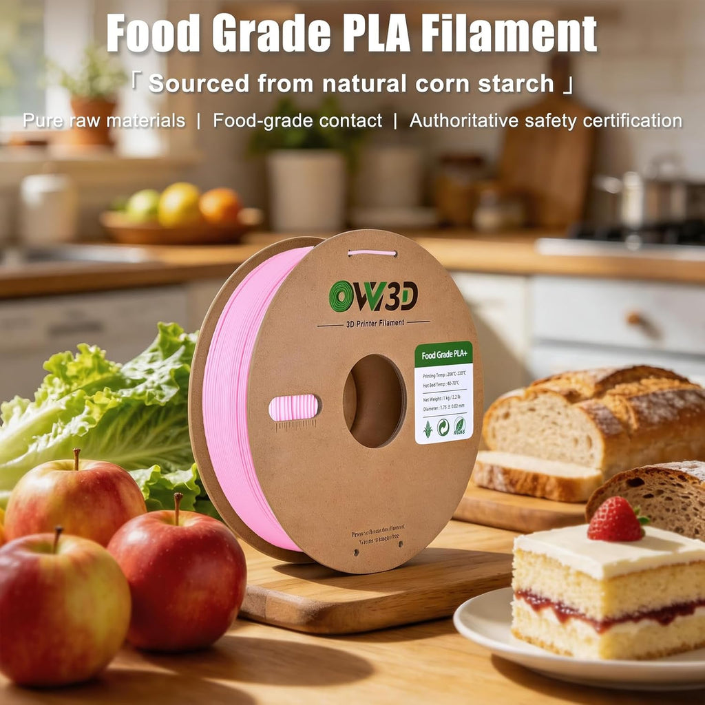 OVV3D Filamento PLA seguro para alimentos de 0.069 in y 2.2 lbs par...