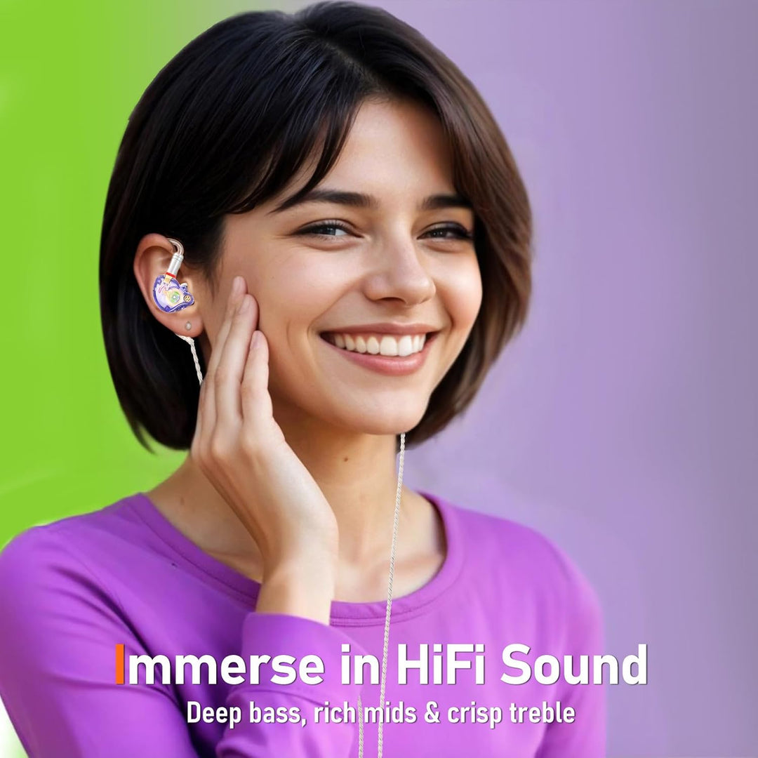 Auriculares Vibes 202M con cable - Auriculares HiFi de monitor intr...