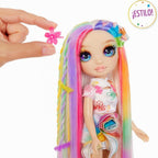 Tiza para cabello de Rainbow High y estilo Amaya - Muñeca arco iris de 27.9 cm. Tiza para cabello lavable, color, estilo, juego, enjuague y repetición. Gran regalo para niños de 4 a 12 años o más