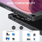UPERFECT Monitor portátil, 15.6 pulgadas IPS HDR 1920 x 1080 FHD pa...