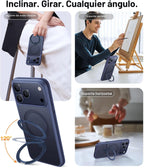 TORRAS - Funda para iPhone 17 Pro, soporte magnético, protección militar contra caídas 4X