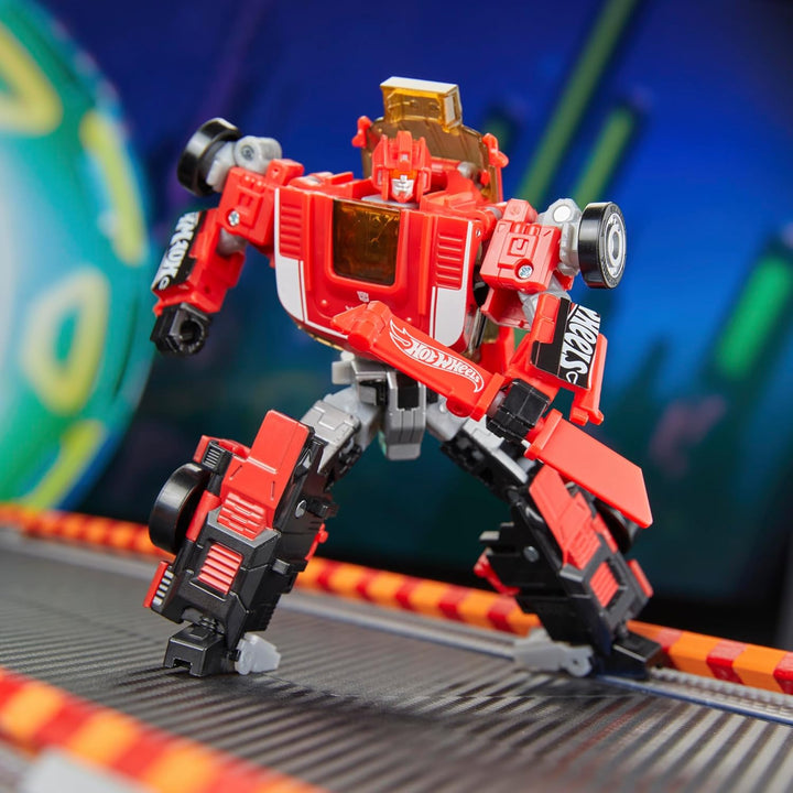 Transformers Collaborative Hot Wheels® x GT-Scorcher, figura de acc...