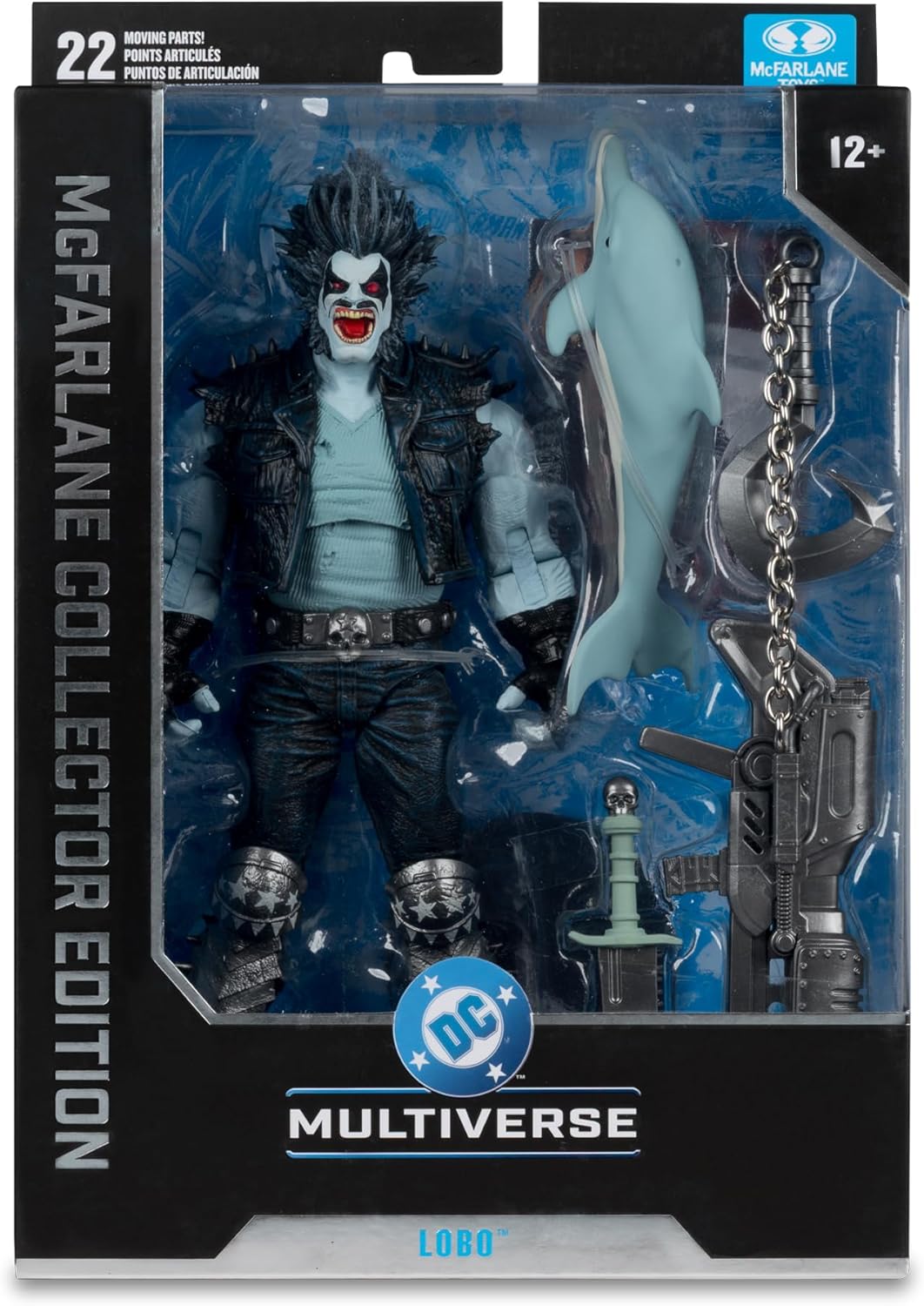 McFarlane Toys - DC Multiverse Lobo (DC Classic) Figura de acción d...
