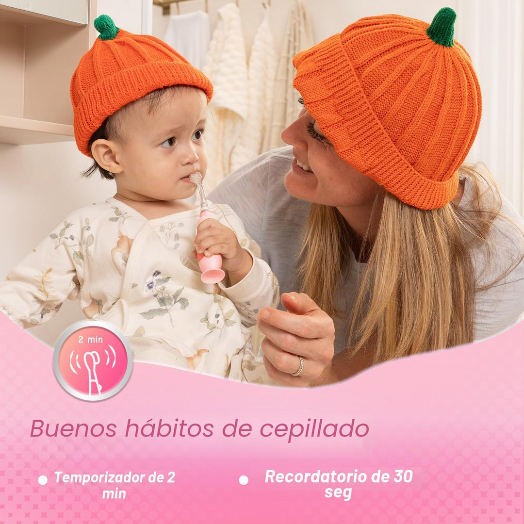 Papablic Cepillo de Dientes Eléctrico Sónico para Niños Pequeños de...