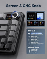 RedThunder Teclado mecánico inalámbrico K75 Pro para juegos, pantal...