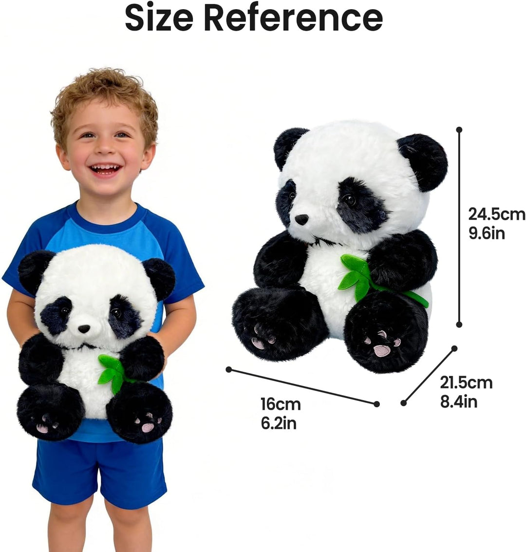 Haivivi Peluche de panda de peluche, peluche ultrasuave con cuerpo...