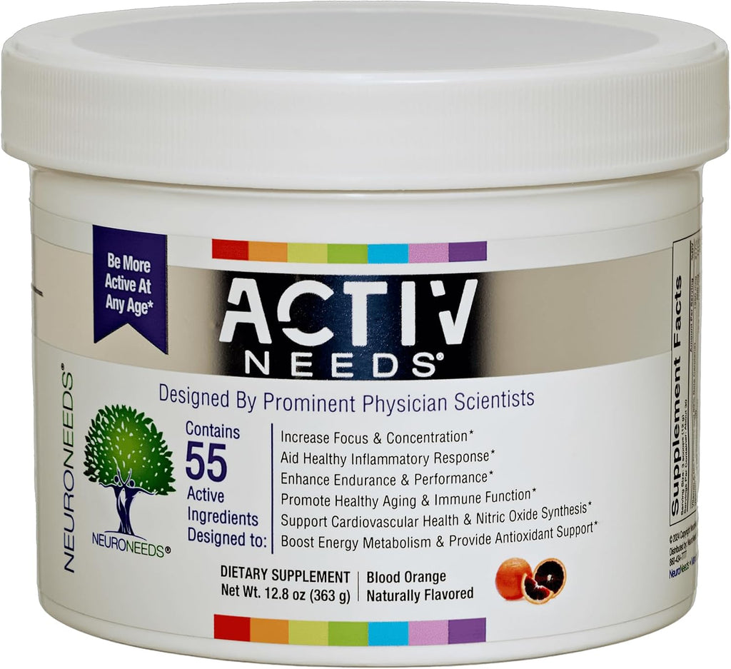 ActivNeeds - Polvo de energía mitocondrial y resistencia totalmente natural, 12.79 Ounce