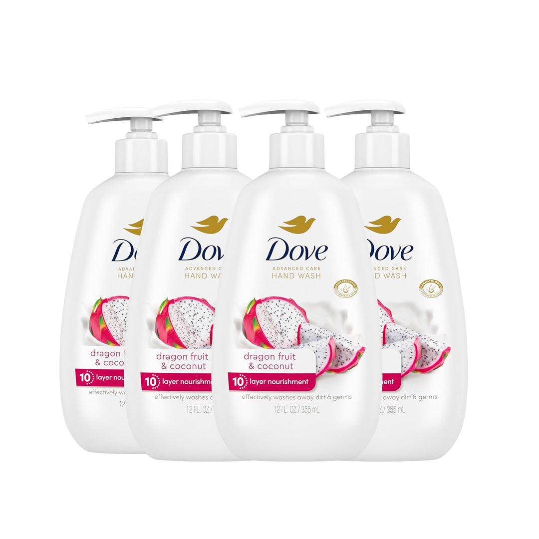 Dove Advanced Care - Lavar a mano, 4 unidades para lavar eficazment...