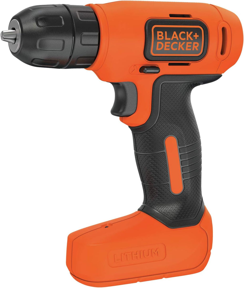 BLACK+DECKER Taladro/destornillador inalámbrico de 8 V MAX (BDCD8C)