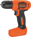 BLACK+DECKER Taladro/destornillador inalámbrico de 8 V MAX (BDCD8C)