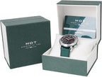 M.O.T Reloj cronómetro - 1.535 in, unisex, movimiento de cuarzo, fondo de caja inoxidable, correa magnética de mariposa, resistente al agua 3ATM - Ministry of Time