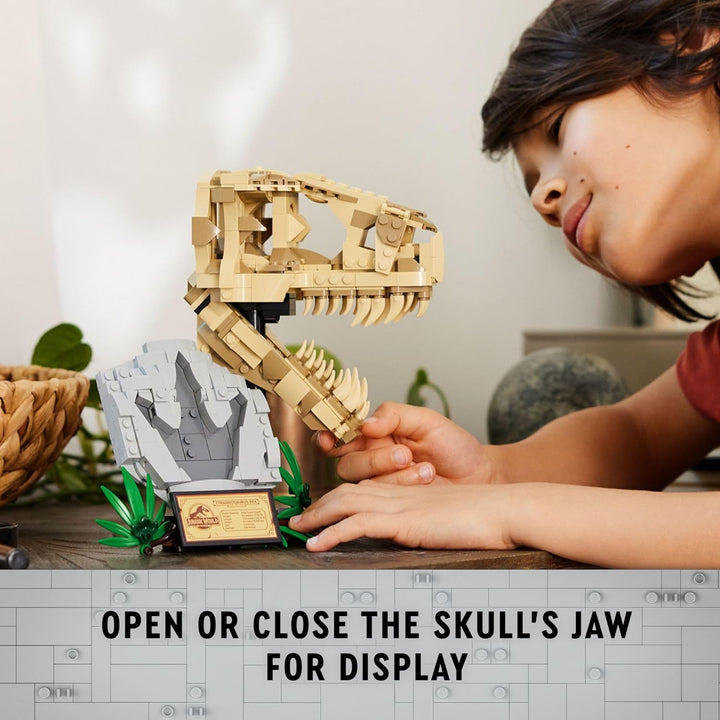 LEGO Fósiles de dinosaurios Jurassic World calavera T rex