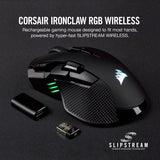 Corsair IRONCLAW RGB mouse inalámbrico FPS\/MOBA para juegos \u2013...