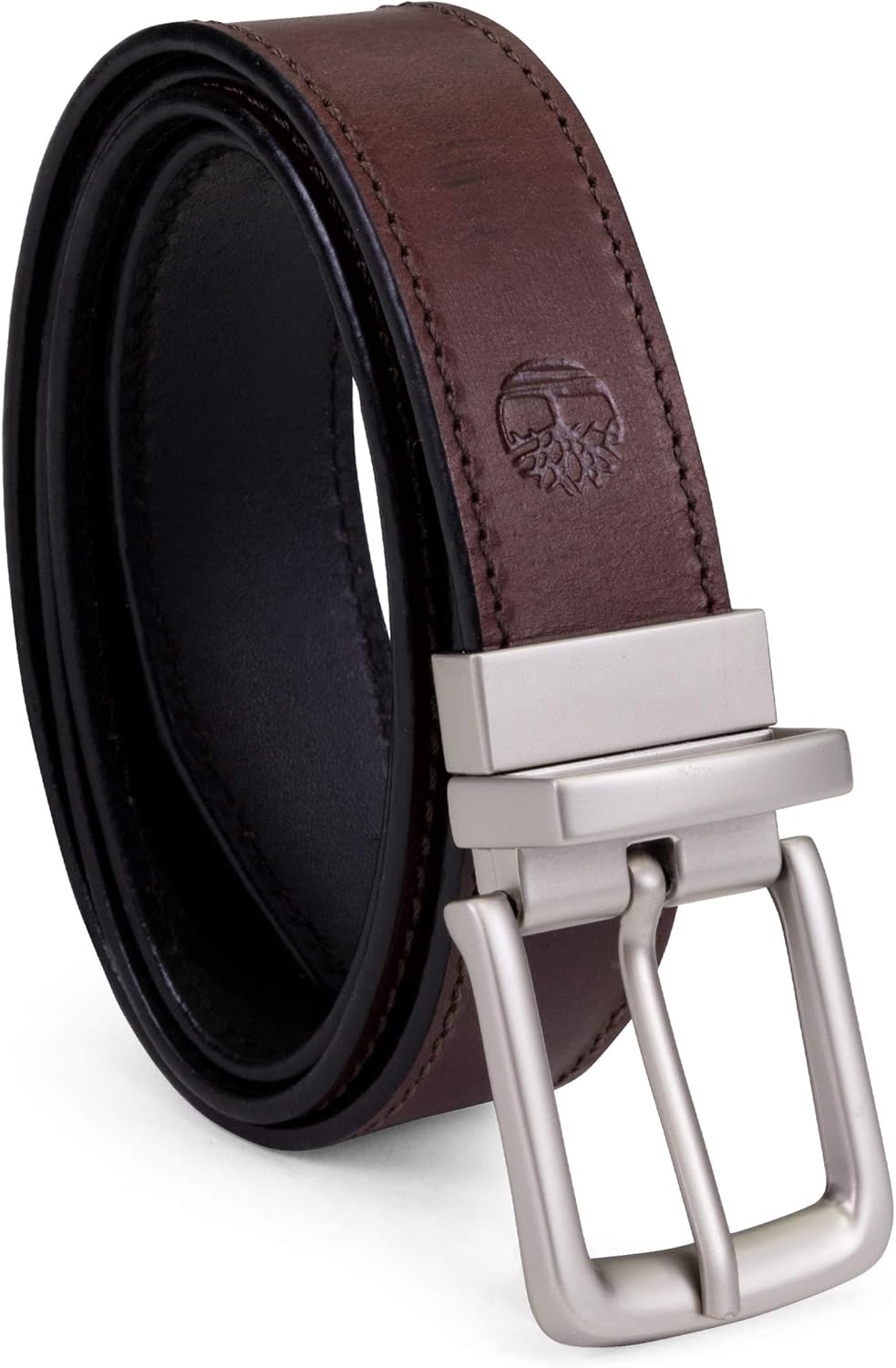 Timberland - Cinturón de cuero clásico reversible para hombre - 1.3...