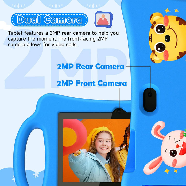 Nyxolaria Tableta para niños de 7 pulgadas Android 12.0 para niños...