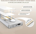 Paquete de 6 luces inalámbricas para debajo del gabinete, 32 luces LED con sensor de movimiento, luces magnéticas recargables para interiores, funciona con pilas, luces debajo del mostrador para
