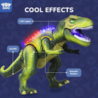 STEAM Life RC Walking T-Rex Dinosaur Toy, Lights y Roar, Kids 3-8
