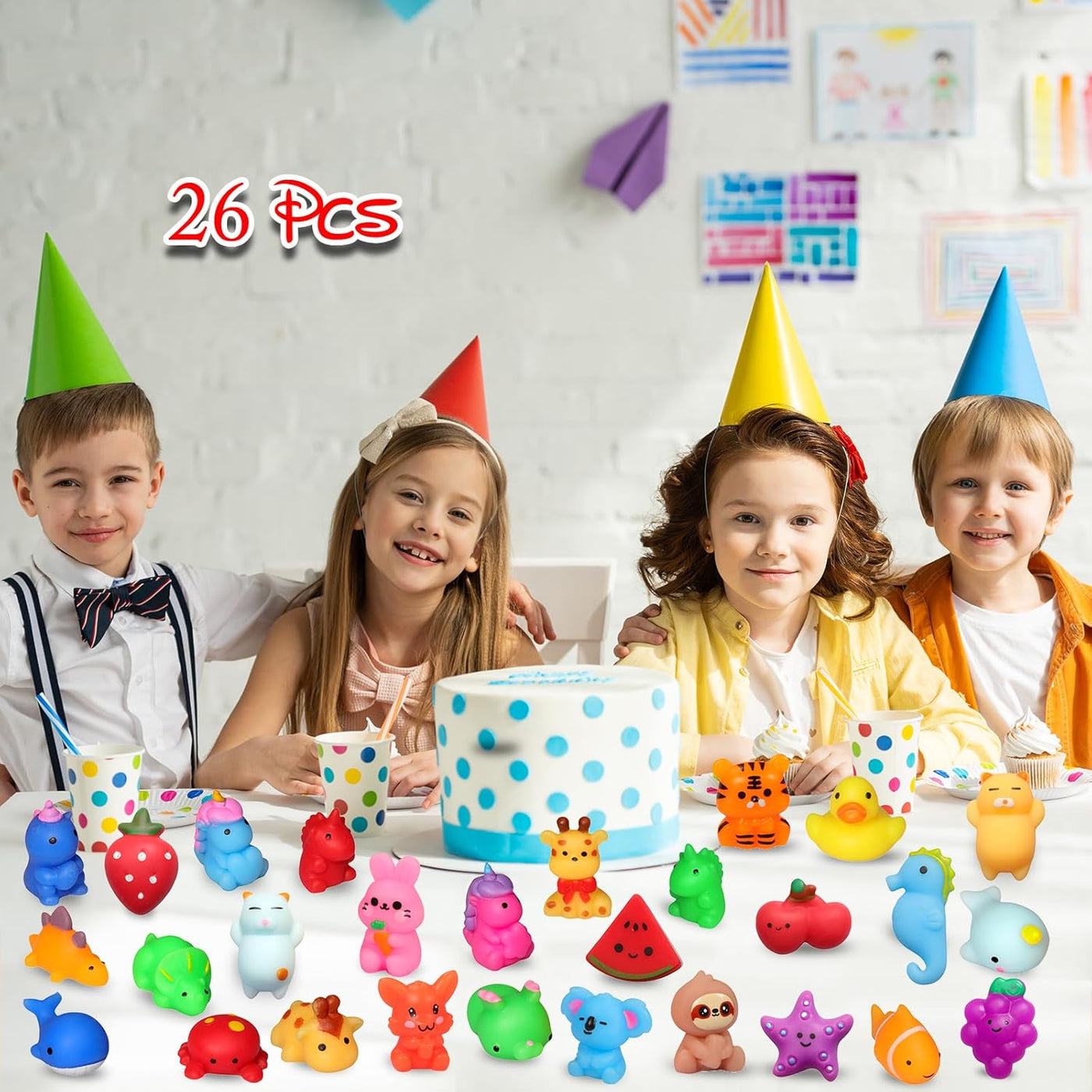 nobasco Squishies paquete de 26 juguetes esponjosos Mochi