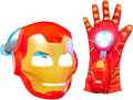 Marvel Iron Man and His Awesome Friends Juego de rol de héroe de alta tecnología, máscara de Iron Man y guante electrónico, juguetes de superhéroes para niños, a partir de 3 años
