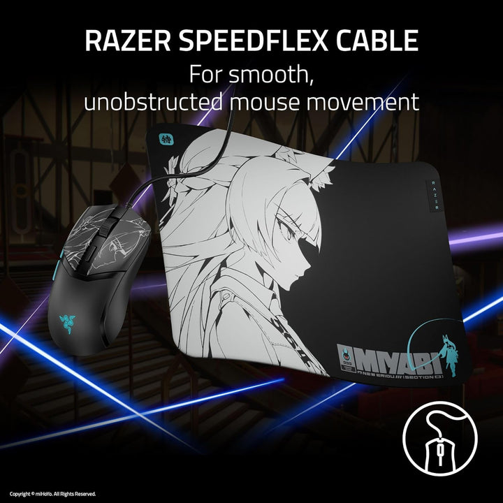 Ratón Razer Cobra con cable para juegos: 58g ultra ligero - Interru...
