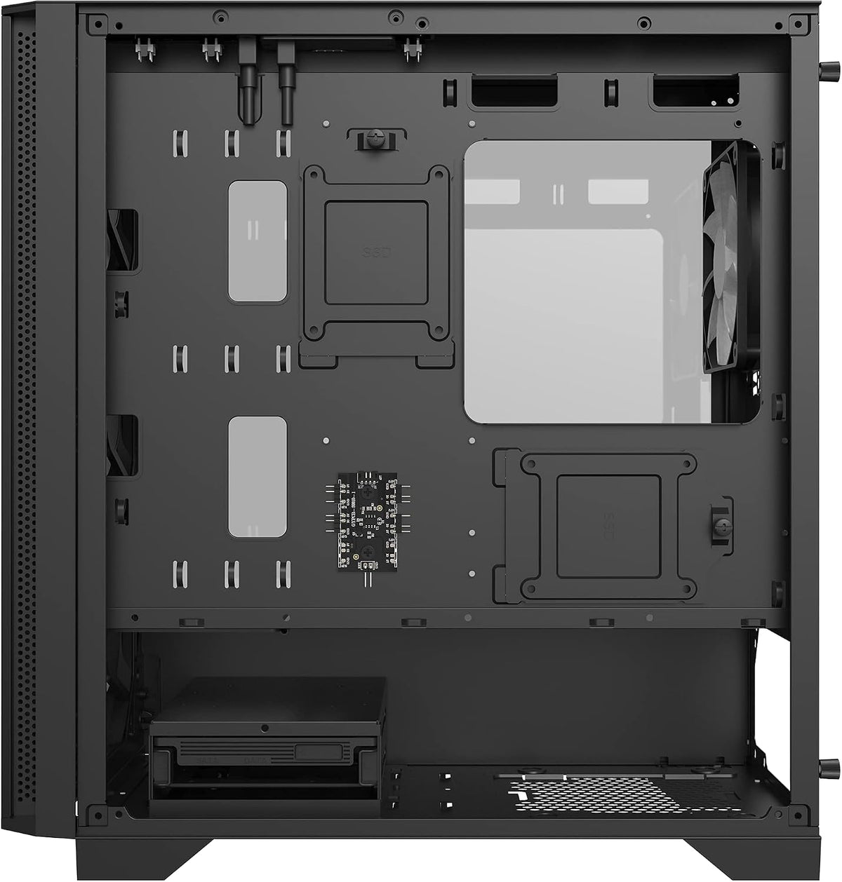Montech AIR 100 ARGB Torre Micro-ATX con cuatro ventiladores ARGB p...