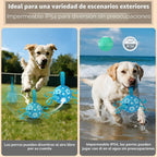 Juguetes interactivos para perros, pelota de fútbol para perros