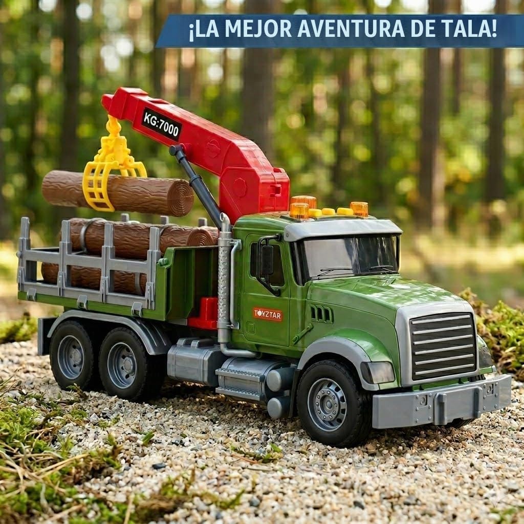 Juguete verde del camión de la grúa de 15", juguete del camión de grúa del