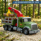 Juguete verde del camión de la grúa de 15", juguete del camión de grúa del