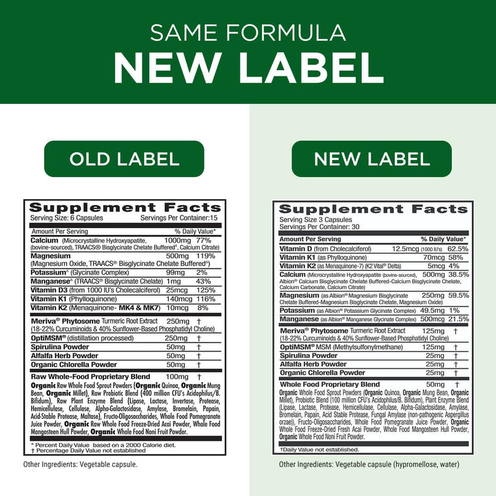 EMERALD LABS Osteo Bone Health - Apoyo inmunológico y suplemento ós...