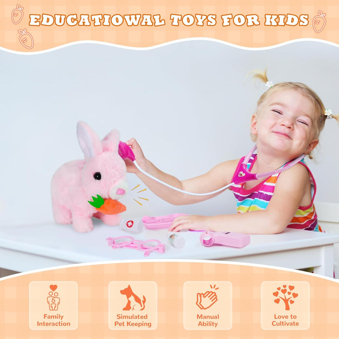 Kit de médico para niñas - Conjuntos de juego veterinario para niño...