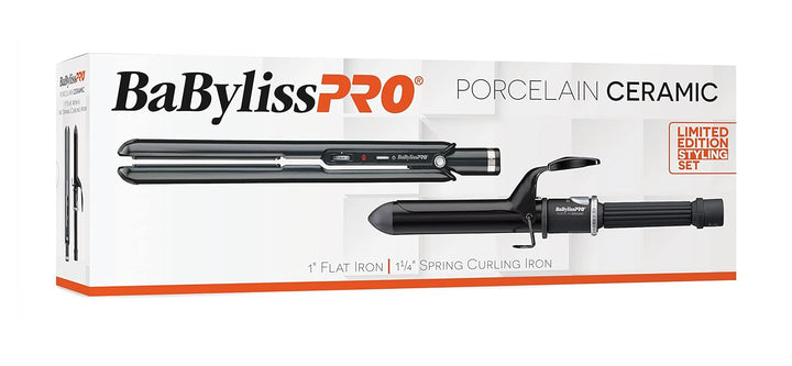 BaBylissPRO Porcelain Flat Iron Hair Straightener, Hair Straightene...