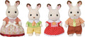 Calico Critters - Familia de Conejos de Chocolate - Figuras coleccionables