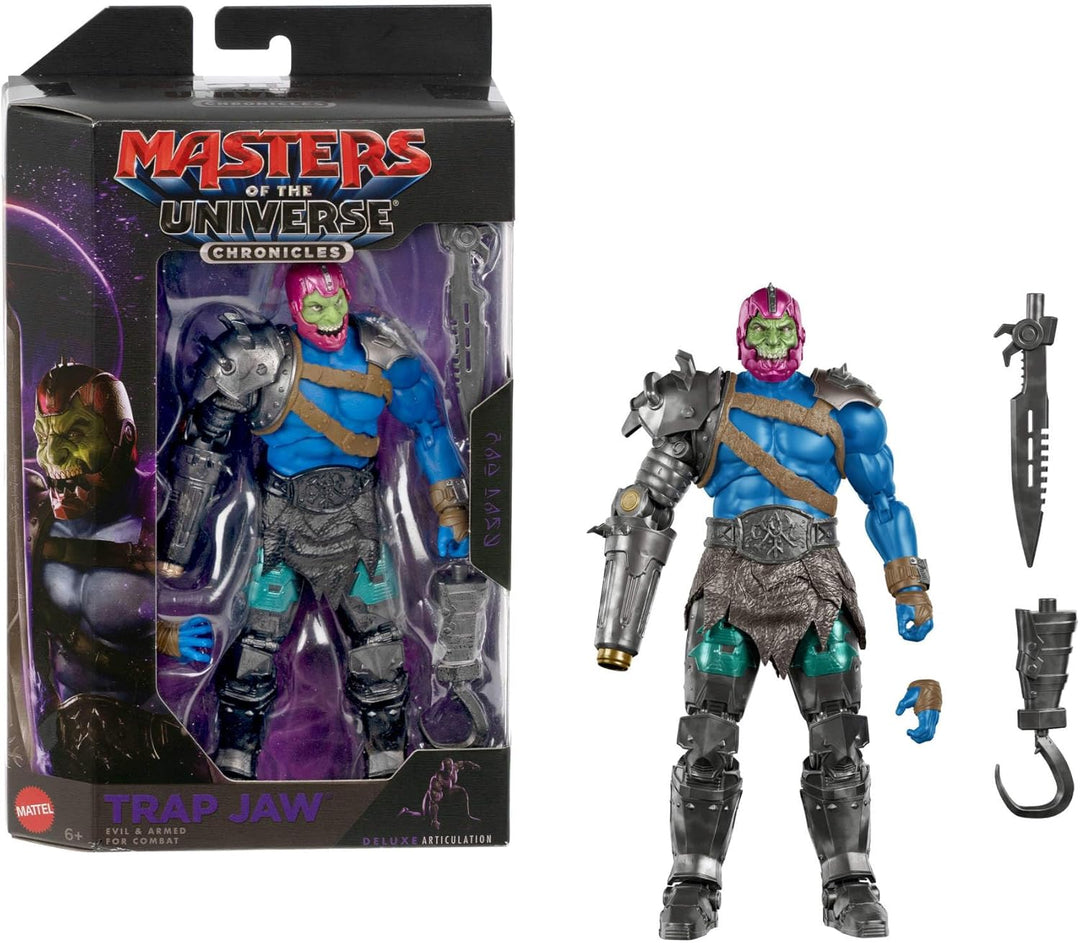 Masters of the Universe Figura de acción Chronicles Trap Jaw, 6.5 p...