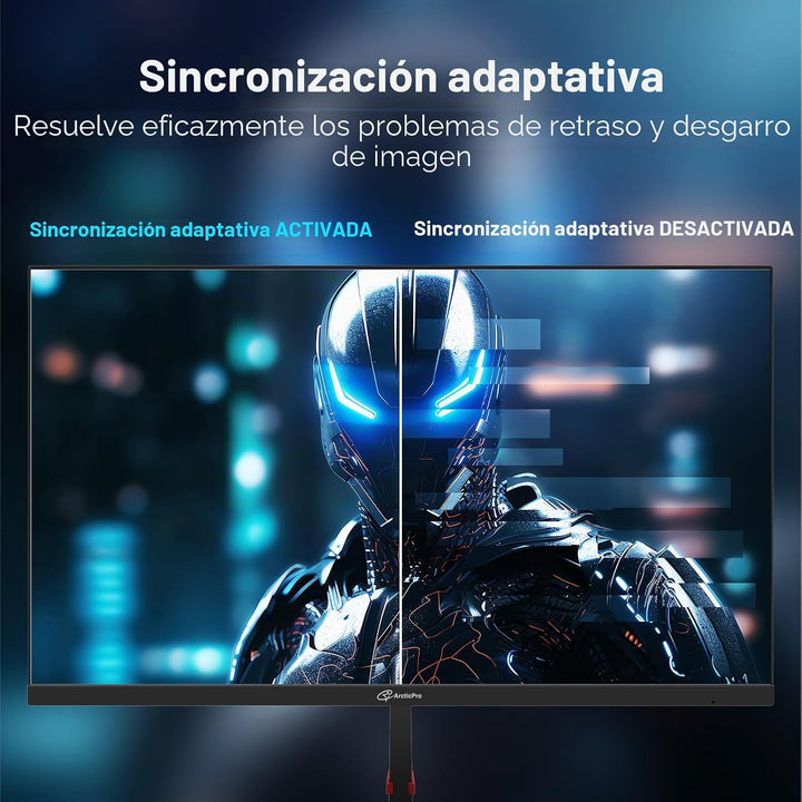 ArcticPro - Monitor de computadora de 27 pulgadas, FHD 1080p, 144Hz...
