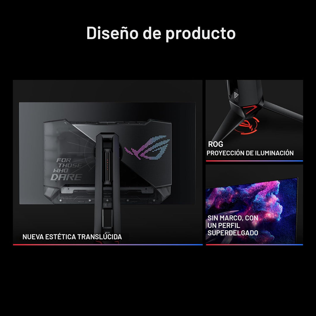 ASUS ROG PG27AQDP Monitor para juegos OLED de 27 pulgadas 1440p 480...