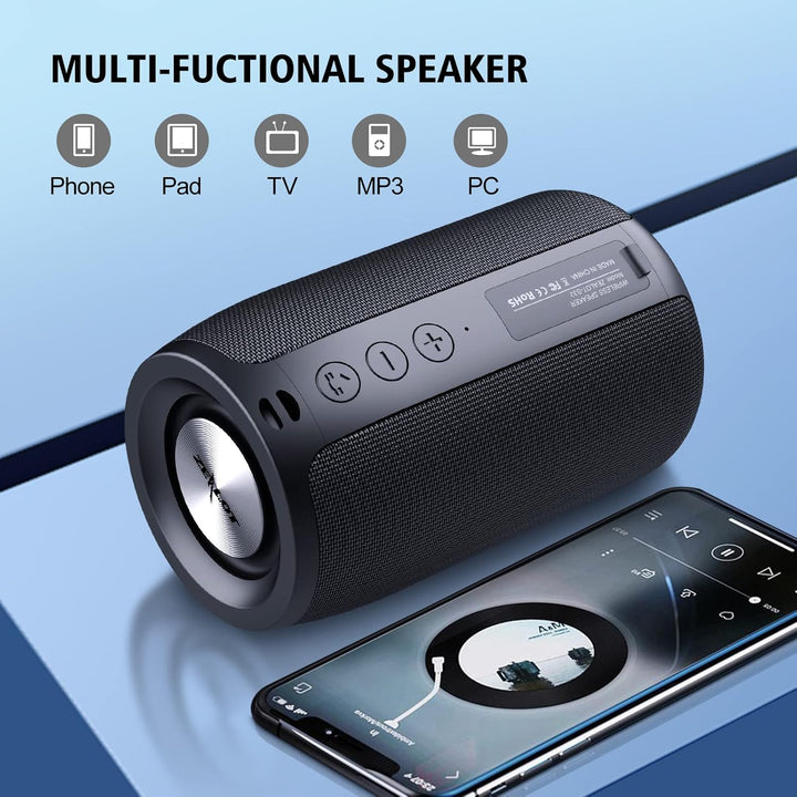 ZEALOT Altavoces Bluetooth portátiles, altavoz inalámbrico, S32 Sam...