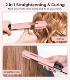 PRITECH Plancha de Cabello Alisadora, Plancha de Titanio