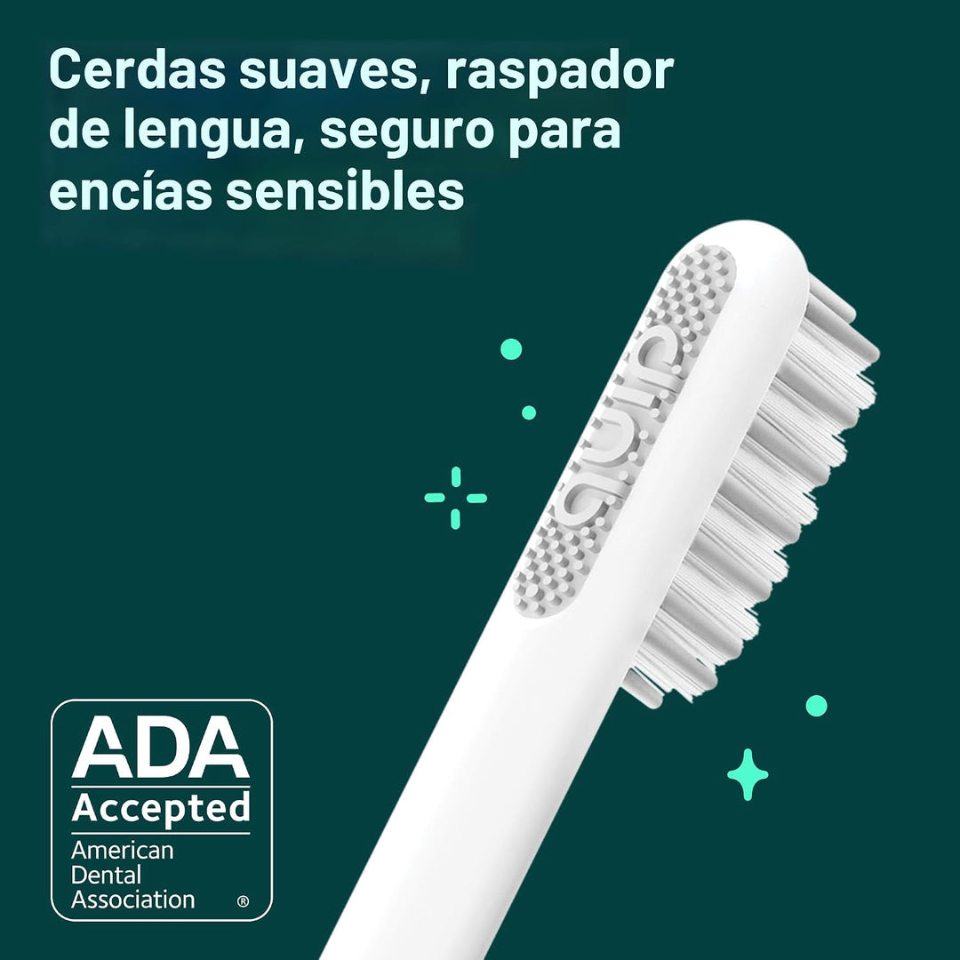 Quip Cepillo de dientes sónico para adultos con temporizador, inclu...