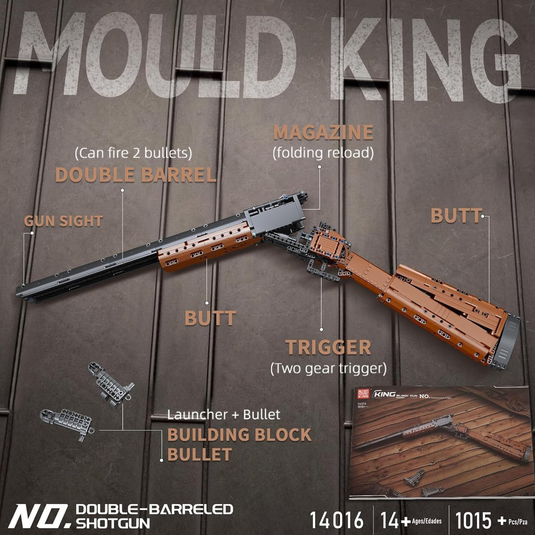 Mould King 14016 Bloque de construcción de escopeta de