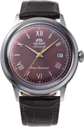 Orient, "2da generación Bambino Ver. 2", reloj automático japonés, de vestir, de acero inoxidable y cuero para hombre
