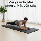 Esterilla de yoga extra grande XL, ancha y larga, extra gruesa