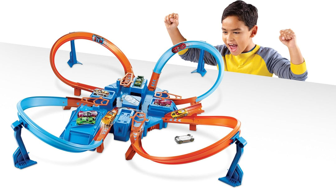 Hot Wheels Set de pista Criss Cross Crash [Exclusivo de Amazon]
