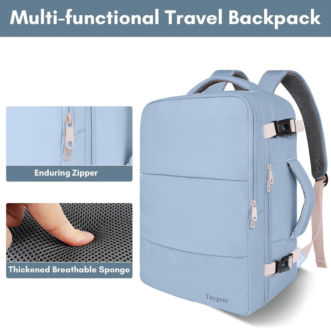 Taygeer Mochila para laptop para mujer, aprobada por la TSA con com...