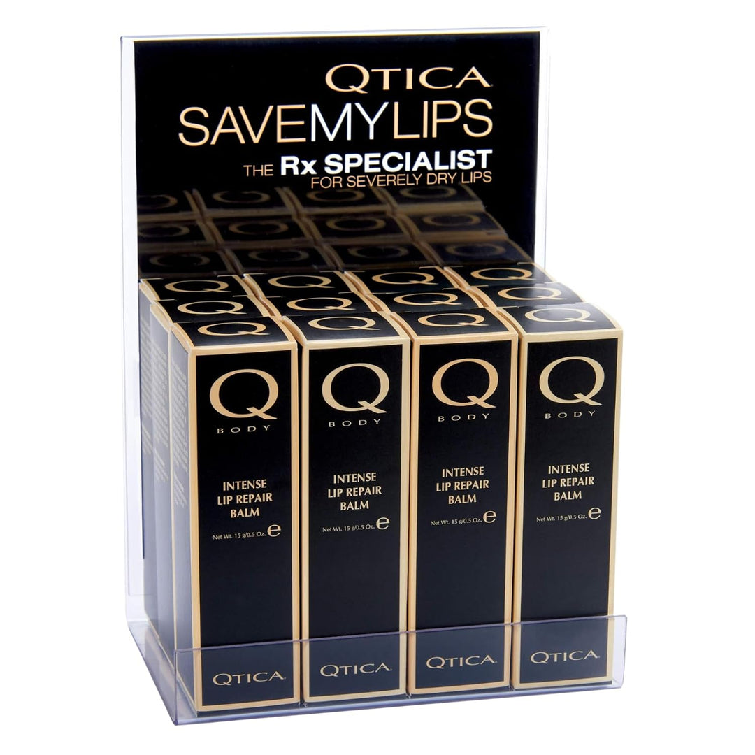 Qtica Bálsamo reparador labial intenso (juego de 6)