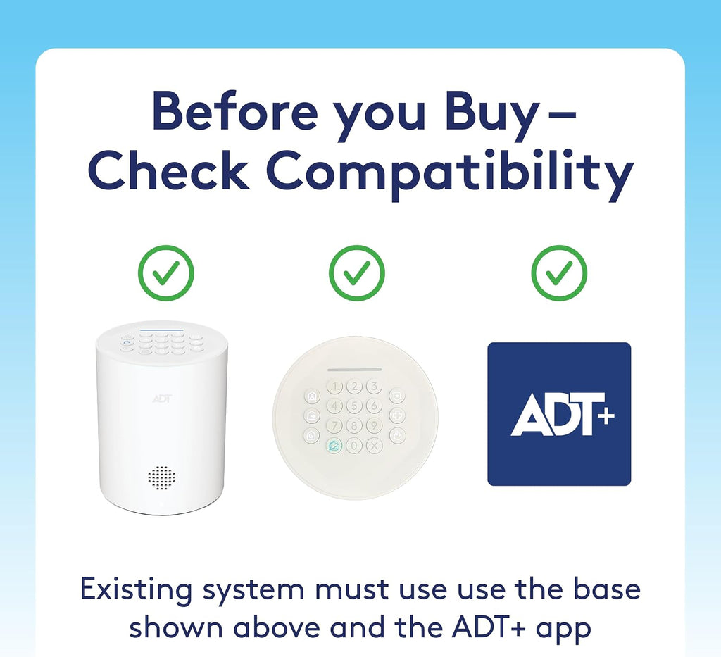 ADT Blu Sensor de puerta/ventana, paquete de 4, solo compatible con