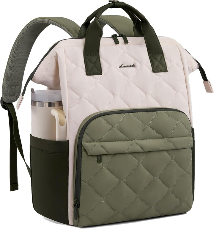 LOVEVOOK Mochila para laptop para mujer, mochila de viaje de trabaj...