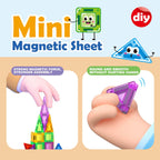 Bloques de construcción magnéticos educativos para niños, juguetes de construcción creativos STEM, seguros y duraderos, adecuados para niños y niñas, regalos de 100 unidades