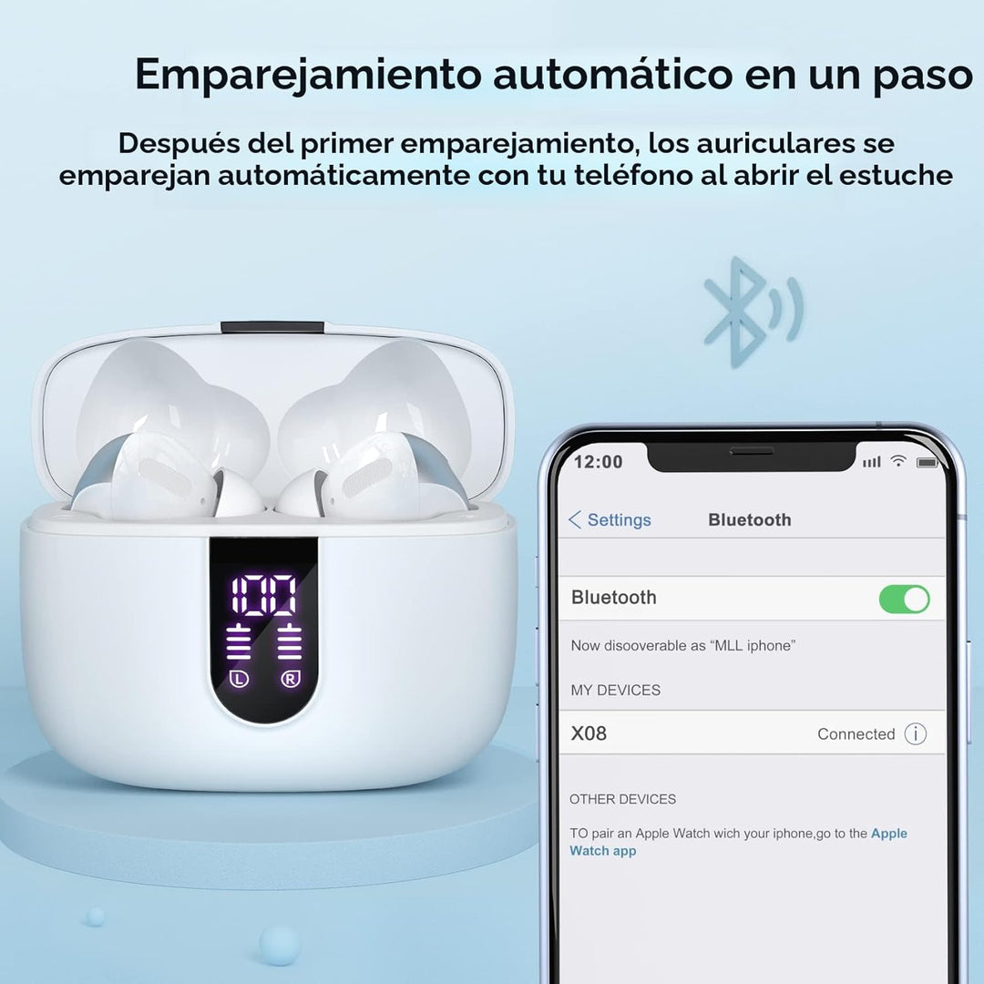TAGRY Auriculares Bluetooth Verdaderamente Inalámbricos Auriculares...