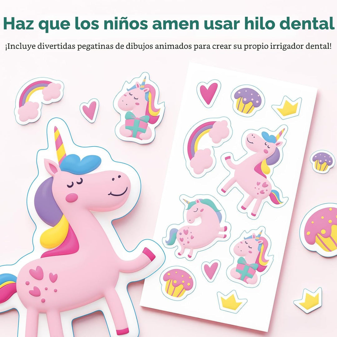 COSLUS - Irrigador de agua portátil para niños: 4 modos suaves para...